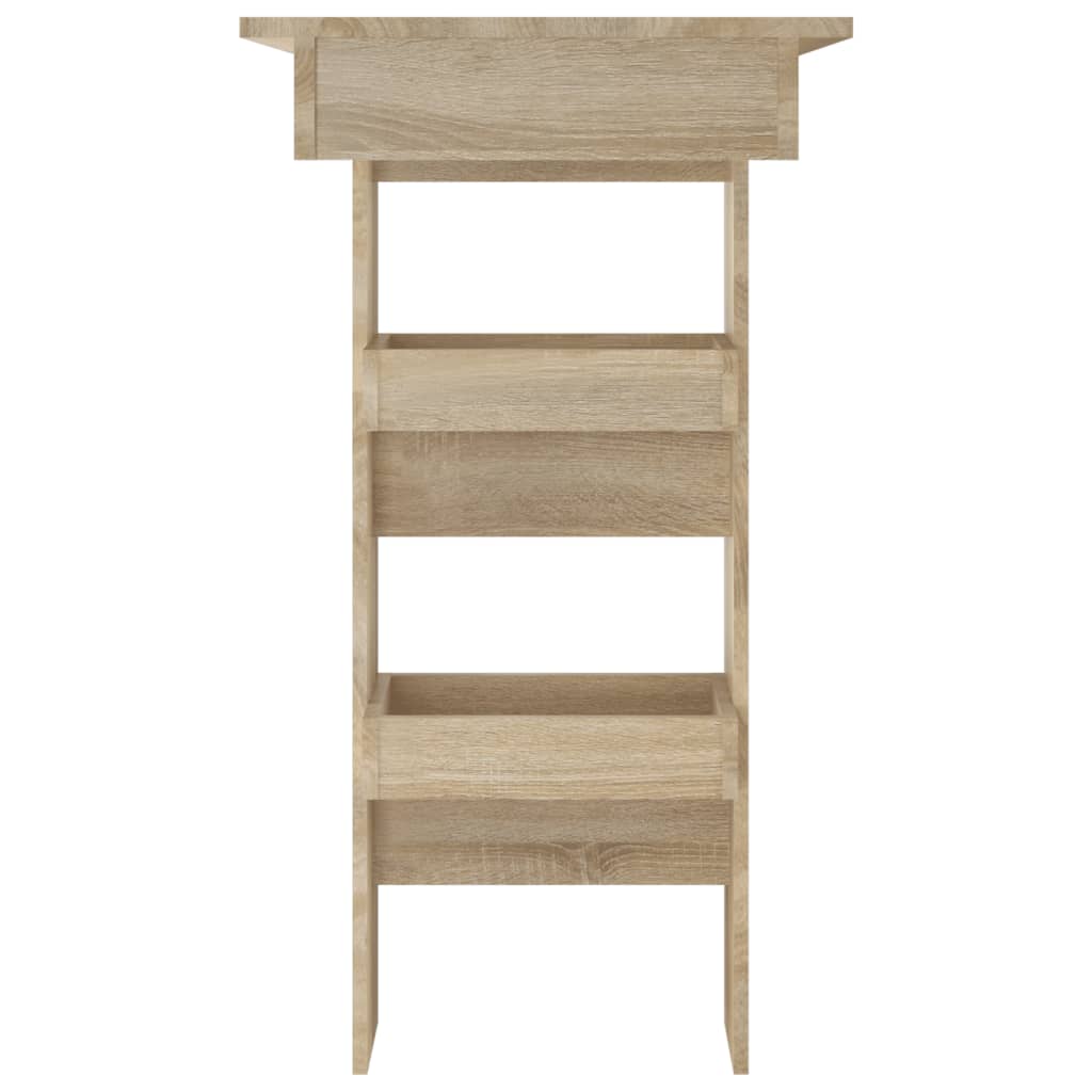 Barbord väggmonterat sonoma-ek 102x45x103,5 cm konstruerat trä