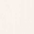 Bäddsoffa vit massiv furu 2x(90x200) cm