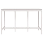 Barbord vit 180x80x110cm massiv furu