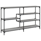 Avlastningsbord grå sonoma 160x32x95 cm konstruerat trä