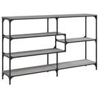 Avlastningsbord grå sonoma 160x32x95 cm konstruerat trä