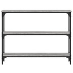 Avlastningsbord grå sonoma 100x22,5x75 cm konstruerat trä