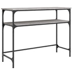 Avlastningsbord grå sonoma 100x35,5x75 cm konstruerat trä