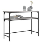 Avlastningsbord grå sonoma 100x35,5x75 cm konstruerat trä