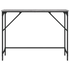 Avlastningsbord grå sonoma 100x32x75 cm konstruerat trä