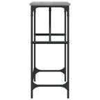 Avlastningsbord grå sonoma 100x32x75 cm konstruerat trä