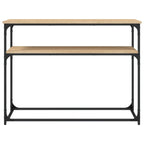 Avlastningsbord sonoma-ek 100x35,5x75 cm konstruerat trä