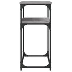 Avlastningsbord grå sonoma 100x35,5x75 cm konstruerat trä