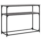 Avlastningsbord grå sonoma 100x35,5x75 cm konstruerat trä