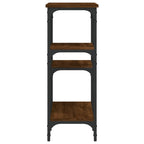 Avlastningsbord brun ek 80x29x75 cm konstruerat trä