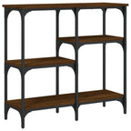 Avlastningsbord brun ek 80x29x75 cm konstruerat trä