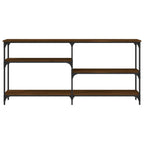 Avlastningsbord brun ek 160x29x75 cm konstruerat trä