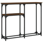 Avlastningsbord brun ek 90x22,5x75 cm konstruerat trä