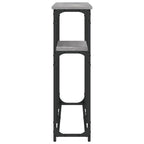 Avlastningsbord grå sonoma-ek 145x22,5x75 cm konstruerat trä