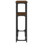 Avlastningsbord brun ek 145x22,5x75 cm konstruerat trä