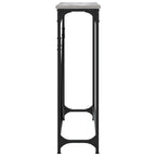 Avlastningsbord grå sonoma 102x22,5x75 cm konstruerat trä