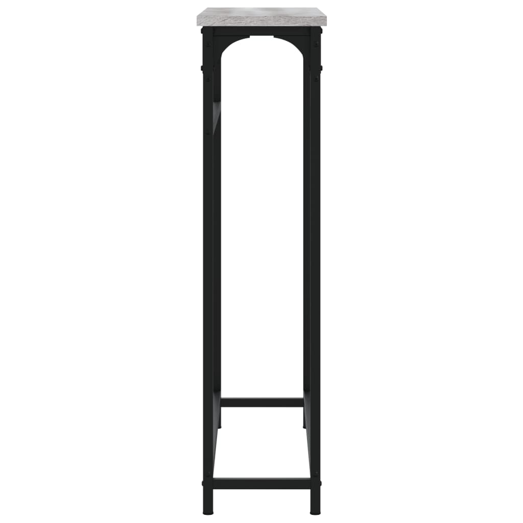 Avlastningsbord grå sonoma 75x19,5x75 cm konstruerat trä