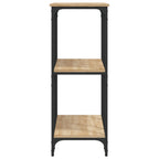 Avlastningsbord sonoma-ek 102x35x90 cm konstruerat trä