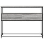 Avlastningsbord grå sonoma 100x40x75 cm konstruerat trä