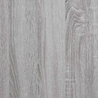 Avlastningsbord grå sonoma 75x28x75 cm konstruerat trä