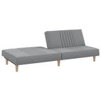 Bäddsoffa ljusgrå tyg