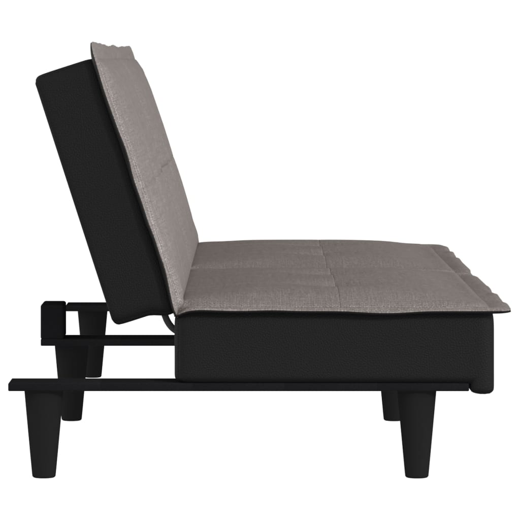 Bäddsoffa taupe tyg