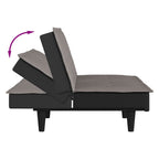 Bäddsoffa taupe tyg