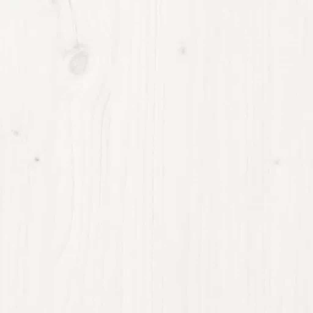 Barbord vit 50x50x110 cm massiv furu