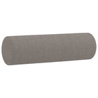 Malvero - 2-sits soffa med prydnadskuddar taupe 120 cm tyg