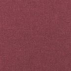 Avario - 2-sits soffa med prydnadskuddar vinröd 140 cm tyg