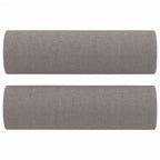 Mavello - 3-sitssoffa med prydnadskuddar taupe 180 cm tyg