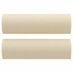 Fioran - 2-sits soffa med prydnadskuddar gräddvit 120 cm tyg