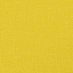 2-sits soffa med prydnadskuddar ljusgul 120 cm tyg