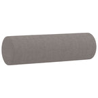 Mirex - 2-sits soffa med prydnadskuddar taupe 120 cm tyg