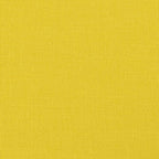 2-sits soffa med prydnadskuddar ljusgul 120 cm tyg