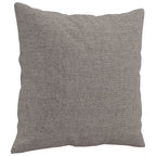 Javonne - 2-sits soffa med prydnadskuddar taupe 120 cm tyg