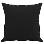 Darian - 3-sitssoffa med prydnadskuddar svart 180 cm mikrofibertyg