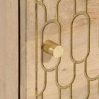 Torvelli - Nattduksbord 2 st 40x33x46 cm massivt mangoträ