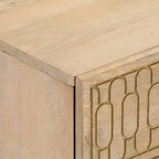 Ravensoir - Nattduksbord 2 st 40x33x46 cm massivt mangoträ