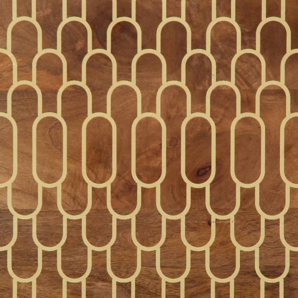 Hernavo - Nattduksbord 2 st 40x33x46 cm massivt mangoträ