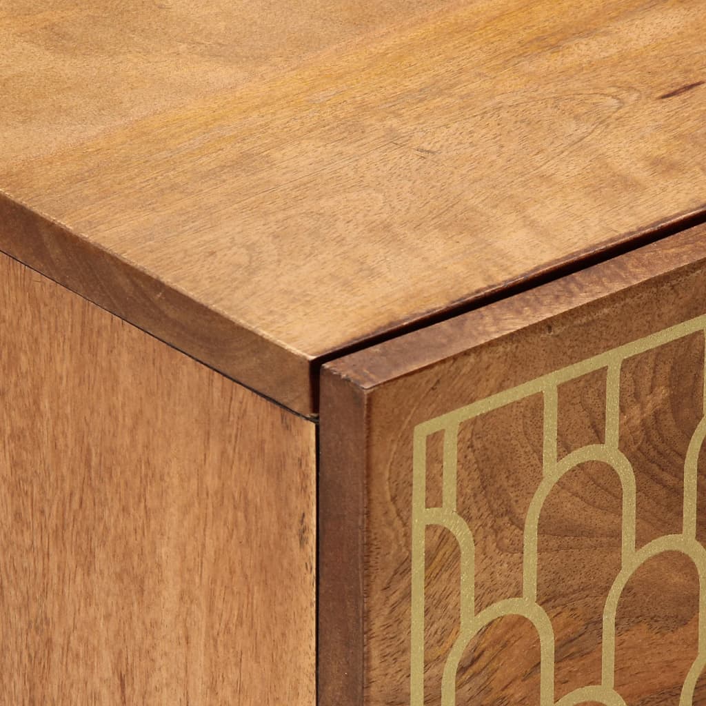 Hernavo - Nattduksbord 2 st 40x33x46 cm massivt mangoträ