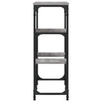 Avlastningsbord grå sonoma 89,5x28x76 cm konstruerat trä