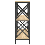 Avlastningsbord sonoma ek 100x28x80,5 cm konstruerat trä