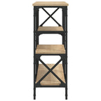 Avlastningsbord sonoma ek 150x29x76,5 cm konstruerat trä