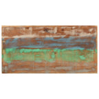 Barbord 110x55x107 cm massivt återvunnet trä och järn