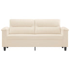2-sitssoffa Beige 140 cm mikrofibertyg