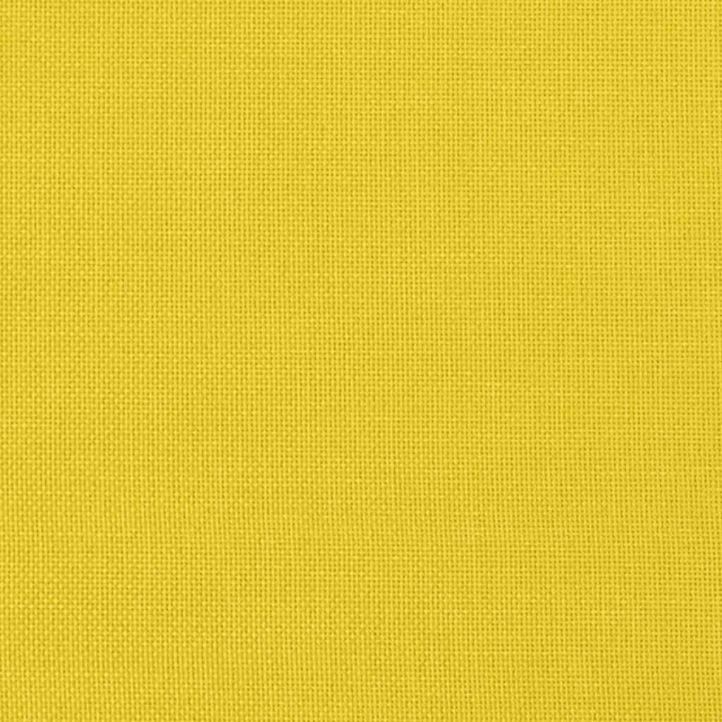 2-sitssoffa ljusggul 120 cm tyg