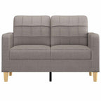 2-sitssoffa taupe 120 cm tyg