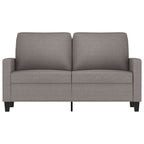 2-sitssoffa taupe 120 cm tyg