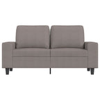 2-sitssoffa taupe 120 cm tyg